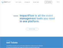 Tablet Screenshot of impactflow.com